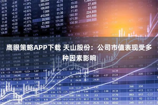 鹰眼策略APP下载 天山股份：公司市值表现受多种因素影响